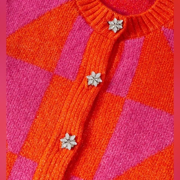 Mango Geometric Cardigan - Picture 3 of 16